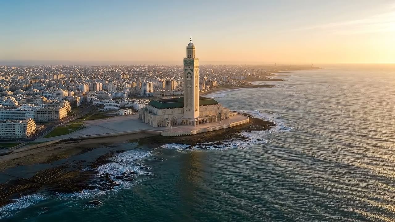 Casablanca vue du ciel